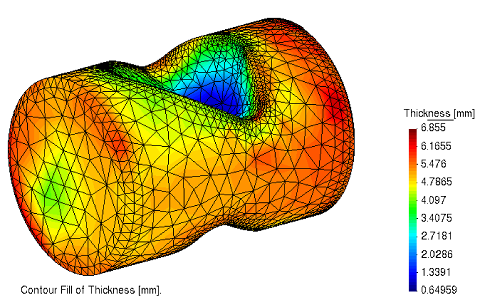 Example of Thickness Distribution Results