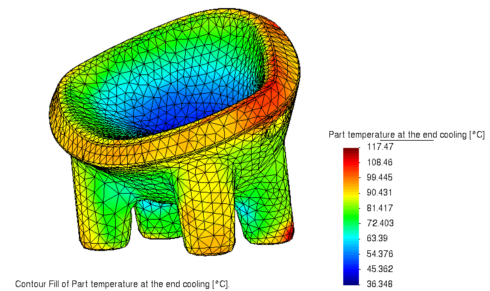 Mapped Thickness Result