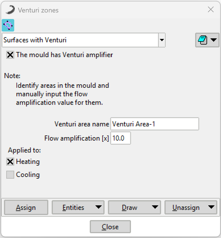 Venturi Zones Window