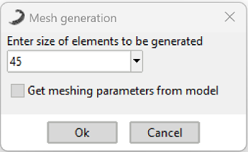 Generate Mesh Dialog